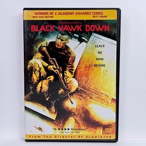 Black Hawk Down DVD 2001 War Movie Ridley Scott Special Edition Academy Award
